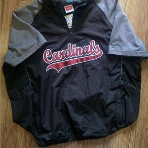 Rawlings Black Jacket with Embroidered Detail